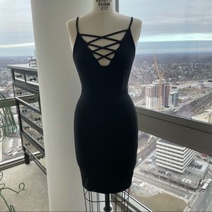 LF strappy little black dress